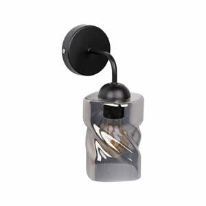 Čierne nástenné svietidlo Felis - Candellux Lighting