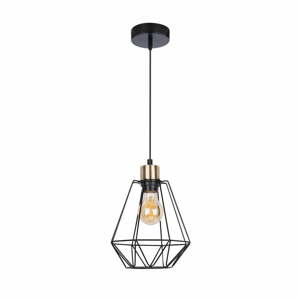 Čierne kovové závesné svietidlo ø 19 cm Primo - Candellux Lighting