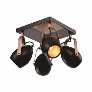 Čierne stropné svietidlo 32x32 cm Anica - Candellux Lighting