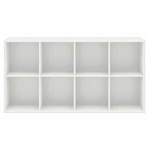 Biely modulárny policový systém 136x69 cm Mistral Kubus - Hammel Furniture