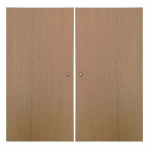 Dvierka v dekore duba pre modulárny policový systém 2 ks 32x66 cm Mistral Kubus - Hammel Furniture