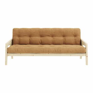 Horčicová rozkladacia pohovka 190 cm Grab Clear – Karup Design