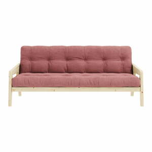 Ružová rozkladacia pohovka 190 cm Grab Clear – Karup Design