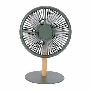 Zelená stolová lampa s ventilátorom na diaľkové ovládanie (výška 26 cm) Beyond – Gingko