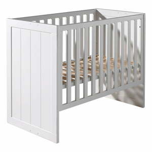 Biela postieľka z borovicového dreva 60x120 cm ERIK - Vipack