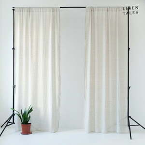 Krémová záclona 130x200 cm Daytime - Linen Tales