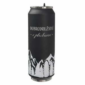 Čierna termoska 700 ml – Orion