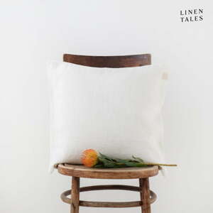 Ľanová obliečka na vankúš 40x40 cm White – Linen Tales