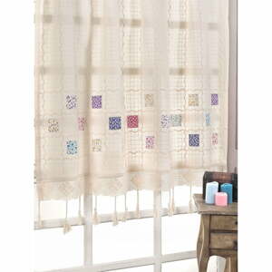 Krémovobiela záclona 300x200 cm Buldan - Oyo Concept