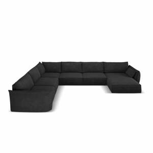 Tmavosivá rohová pohovka (ľavý roh) Vanda - Mazzini Sofas