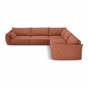 Červená rohová pohovka (variabilná) Vanda - Mazzini Sofas