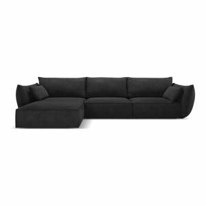 Tmavosivá rohová pohovka (ľavý roh) Vanda - Mazzini Sofas