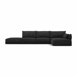Tmavosivá rohová pohovka (pravý roh) Vanda - Mazzini Sofas