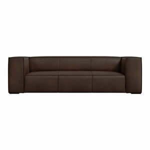 Tmavohnedá kožená pohovka 227 cm Madame - Windsor & Co Sofas
