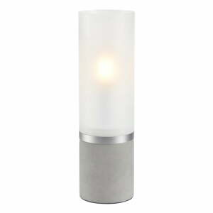Bielo-sivá betónová stolová lampa (výška 30 cm) Molo - Markslöjd