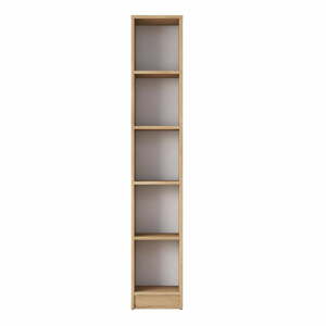 Knižnica v dekore orecha v prírodnej farbe 30x170 cm Allen - Kalune Design