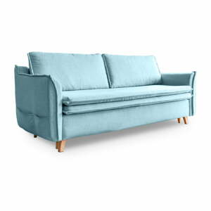Svetlomodrá rozkladacia pohovka 225 cm Charming Charlie – Miuform