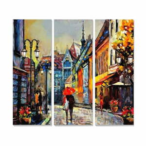 Obrazy v súprave 3 ks 20x50 cm Street – Wallity