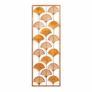 Kovová nástenná dekorácia 32x90 cm Gingko – Wallity