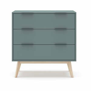Komoda sivozelená 80x83x40 cm Pisco – Marckeric