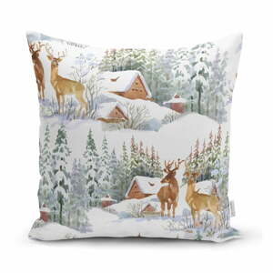 Textilná obliečka na vankúš s vianočným motívom 43x43 cm - Mila Home