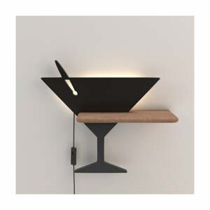 Čierne LED nástenné svietidlo Piccolo – Candellux Lighting