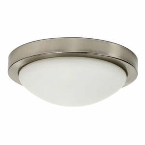 Sivé stropné svietidlo so skleneným tienidlom ø 32 cm Roda - Candellux Lighting