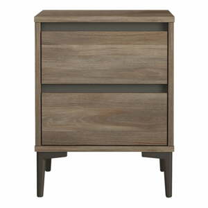Hnedý nočný stolík Elegance – Kalune Design