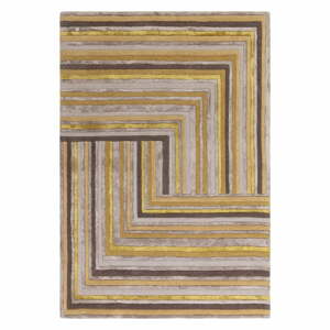 Okrovožltý vlnený koberec 160x230 cm Network Gold – Asiatic Carpets