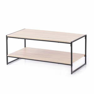 V prírodnej farbe konferenčný stolík s doskou v dubovom dekore 53x105 cm Coxe – Homede