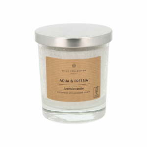 Vonná  sviečka doba horenia 40 h Kras: Aqua & Freesia – Villa Collection