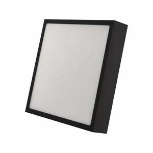 Matne čierne LED stropné svietidlo 22,5x22,5 cm Nexxo - EMOS