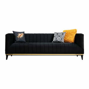 Čierna pohovka 222 cm Bellino – Artie