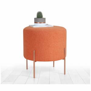 Oranžový taburet Copper – Artie
