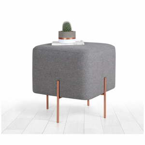 Sivý taburet Copper – Artie
