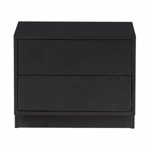 Čierny modulárny TV stolík z borovicového dreva 50x40 cm Finca – WOOOD