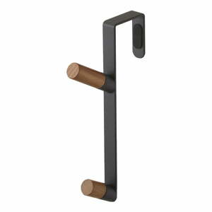 Čierny kovový vešiak na dvere 1,5 cm Tower – YAMAZAKI
