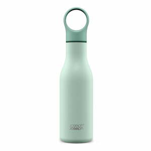 Cestovná antikoro fľaša v mentolovej farbe 500 ml Loop – Joseph Joseph