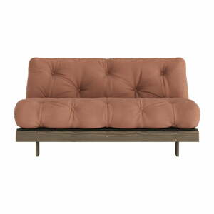 Rozkladacia pohovka v oranžovomedenej farbe 160 cm Roots – Karup Design