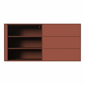V tehlovej farbe závesná komoda 120x59 cm Edge by Hammel – Hammel Furniture