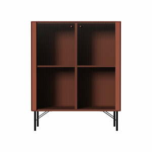 Vitrína v tehlovej farbe 91x111 cm Edge by Hammel – Hammel Furniture
