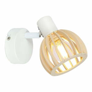 Nástenné svietidlo v bielo-prírodnej farbe ø 10 cm Atarri – Candellux Lighting