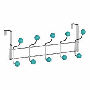 Kovový vešiak na dvere v mentolovo-striebornej farbe 41 cm – Premier Housewares