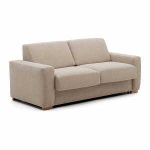 Béžová rozkladacia pohovka 204 cm Anley – Kave Home
