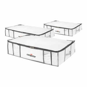 Vákuové/vystužené látkové úložné boxy na oblečenie v súprave 3 ks 45x65x15,5 cm Life – Compactor