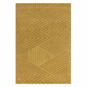 Okrovožltý vlnený koberec 200x290 cm Hague – Asiatic Carpets