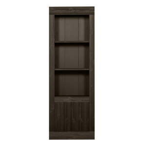 Tmavohnedá knižnica z borovicového dreva 78x230 cm Yumi – BePureHome