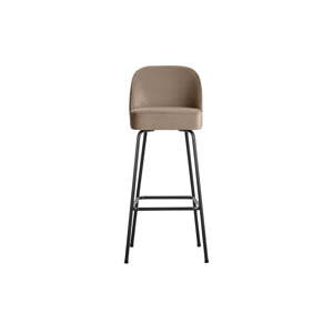Béžová zamatová barová stolička 103 cm Vogue – BePureHome