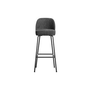 Svetlomodrá zamatová barová stolička 103 cm Vogue – BePureHome