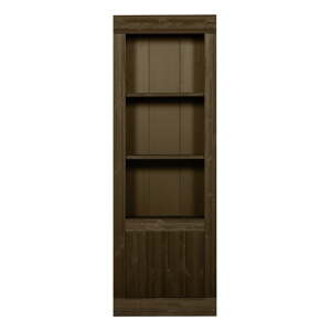 Hnedá knižnica z borovicového dreva 78x230 cm Yumi – BePureHome